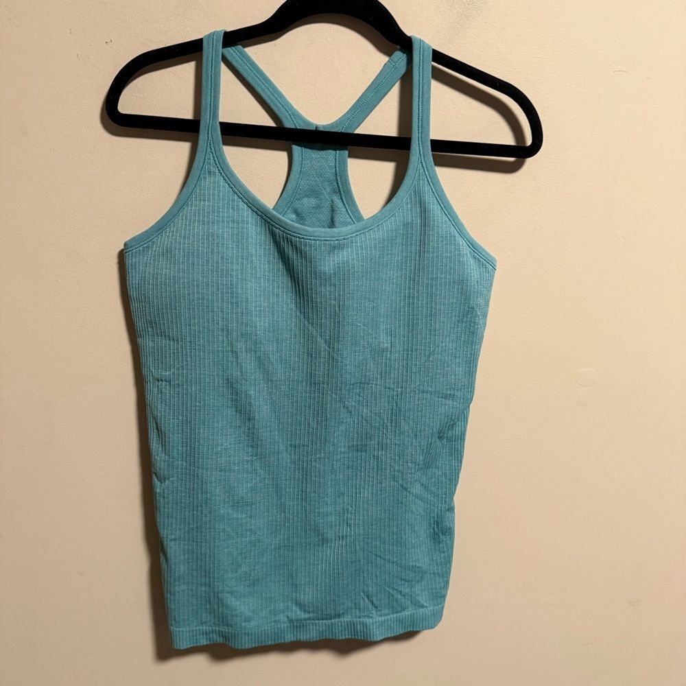 Lululemon Ebb to Street Tank Top Tidal Teal- Size 12